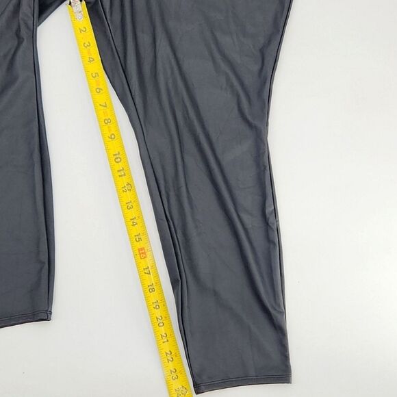 Torrid Full Length Comfort High Waist PU Legging Womens Plus Size 4X Black - Picture 7 of 9